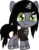 Size: 527x673 | Tagged: safe, artist:lightningbolt, derpibooru exclusive, pony, unicorn, g4.5, my little pony: pony life, .svg available, clothes, colored pupils, disguise, disguised siren, fangs, happy, horn, jewelry, kellin quinn, male, necklace, ponified, shirt, show accurate, simple background, sleeping with sirens, slit pupils, smiling, solo, stallion, svg, t-shirt, tongue out, transparent background, unshorn fetlocks, vacant expression, vector