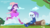 Size: 8000x4500 | Tagged: safe, artist:metalhead97, starlight glimmer, trixie, equestria girls, g4, barrette, boots, cape, clothes, clothes swap, commission, cute, diatrixes, dress, duo, duo female, fall formal outfits, female, friendship, fun, glimmerbetes, hat, high heel boots, jump rope, jumping, log, looking at each other, matching outfits, mountain, outfit, shoes, show accurate, showing off, skipping rope, smiling, smirk, trixie's cape, trixie's hat