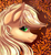 Size: 1920x2100 | Tagged: safe, artist:ellynet, applejack, earth pony, pony, g4, autumn, bust, digital art, eye clipping through hair, eyebrows, eyebrows visible through hair, female, portrait, profile, solo