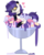 Size: 3218x4000 | Tagged: safe, artist:sugaryicecreammlp, oc, oc only, oc:hiree, pegasus, pony, female, food, ice cream, mare, micro, ponies in food, simple background, solo, transparent background