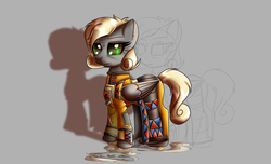 Size: 2800x1700 | Tagged: safe, artist:elmutanto, oc, oc:wail stone, pegasus, pony, fallout equestria, fanfic:fallout equestria: broken oaths, blonde