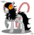 Size: 750x768 | Tagged: safe, artist:rubyredorca, pony, aradia megido, blank eyes, female, homestuck, horns, mare, ponified, ram horns, simple background, solo, species swap, transparent background