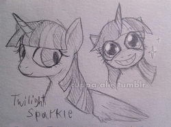 Size: 714x531 | Tagged: safe, artist:cuppa-ale, twilight sparkle, alicorn, pony, g4, looking at you, traditional art, twilight sparkle (alicorn), watermark