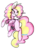 Size: 1776x2395 | Tagged: safe, artist:cihiiro, oc, oc only, oc:cass, pony, bunny ears, ethereal mane, female, grin, heart, mare, rearing, simple background, smiling, solo, starry mane, tattoo, transparent background, wingding eyes