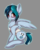 Size: 2805x3515 | Tagged: safe, artist:luxsimx, oc, oc only, oc:delta vee, pegasus, pony, blushing, chest fluff, clothes, ear fluff, eye clipping through hair, female, gray background, high res, leg fluff, mare, simple background, sitting, solo