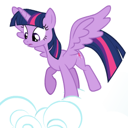 Size: 250x250 | Tagged: source needed, safe, artist:sasha-flyer, twilight sparkle, alicorn, pony, g4, testing testing 1-2-3, animated, animated png, apng for breezies, cloud, female, gritted teeth, looking down, mare, on a cloud, picture for breezies, simple background, solo, teeth, transparent background, twilight sparkle (alicorn)