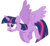 Size: 250x231 | Tagged: safe, artist:sasha-flyer, twilight sparkle, alicorn, pony, g4, my little pony: friendship is magic, testing testing 1-2-3, animated, animated png, apng for breezies, crossed arms, female, flailing, flying, mare, picture for breezies, simple background, solo, talking, transparent background, twilight sparkle (alicorn)