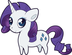 Size: 4680x3580 | Tagged: safe, artist:squeemishness, rarity, pony, unicorn, g4, chibi, female, looking at you, mare, simple background, smiling, solo, transparent background