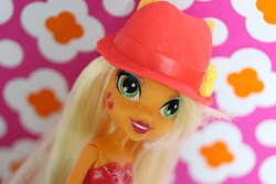 Size: 4272x2848 | Tagged: safe, applejack, equestria girls, g4, doll, irl, photo, solo, toy