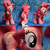 Size: 1600x1600 | Tagged: safe, artist:nakedskull, pinkie pie, earth pony, pony, g4, female, irl, obtrusive watermark, photo, plushie, watermark