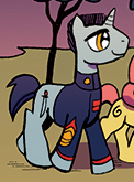 Size: 122x165 | Tagged: safe, idw, official comic, pony, unicorn, g4, zen and the art of gazebo repair, spoiler:comic, spoiler:comic10, cropped, picture for breezies, unnamed character, unnamed pony
