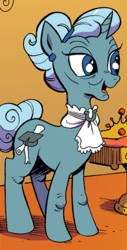 Size: 243x477 | Tagged: safe, idw, official comic, ms. assembly, pony, unicorn, g4, spoiler:comic, spoiler:comic12, elderly, female, mare