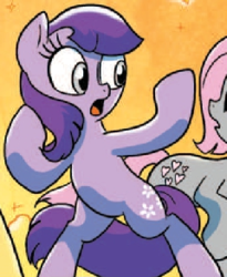 Size: 240x293 | Tagged: safe, idw, official comic, blossom, snuzzle, earth pony, pony, g1, g4, spoiler:comic, spoiler:comic16, g1 to g4, generation leap