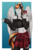 Size: 1425x2012 | Tagged: safe, artist:blackblood-queen, oc, oc only, oc:cannon car, pegasus, anthro, unguligrade anthro, anthro oc, cellphone, clothes, commission, digital art, eye scar, female, heterochromia, phone, plaid skirt, scar, skirt, smiling, solo