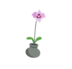 Size: 4983x4818 | Tagged: safe, artist:squipycheetah, g4, shadow play, flower, mistmane's flower, no pony, plant, pot, resource, simple background, transparent background, vector