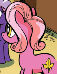 Size: 397x514 | Tagged: safe, idw, polly pinkmaple, pony, unicorn, g4, spoiler:comic, spoiler:comic26, canter creek cardplayer