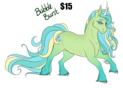 Size: 540x386 | Tagged: safe, artist:caff, oc, oc only, oc:bubble burst, pony, adoptable, female, for sale, mare, simple background, solo, transparent background