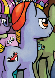 Size: 374x529 | Tagged: safe, idw, earth pony, pony, g4, spoiler:comic, spoiler:comic30, converse, shoes