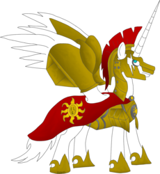Size: 1039x1127 | Tagged: safe, artist:dylanf3, oc, oc only, oc:whitemane, alicorn, pony, alicorn oc, armor, cloak, clothes, fanfic art, helmet, hoof shoes, horn, male, simple background, solo, stallion, transparent background