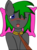 Size: 741x1000 | Tagged: safe, artist:dylanf3, oc, oc only, oc:shady forest, earth pony, pony, blushing, collar, dominant pov, earth pony oc, leash, one eye closed, open mouth, pillow, simple background, solo, transparent background, wink