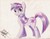 Size: 2168x1700 | Tagged: safe, artist:fizzyrox, twilight sparkle, pony, unicorn, g4, female, mare, signature, smiling, solo, traditional art, unicorn twilight