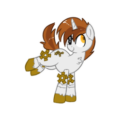 Size: 1280x1280 | Tagged: safe, artist:northwindsmlp, oc, oc only, pony, unicorn, eyepatch, male, simple background, solo, stallion, transparent background, white outline