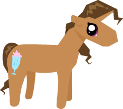 Size: 1145x1016 | Tagged: safe, artist:nootaz, oc, oc only, oc:buttercup shake, pony, female, low poly, mare, meme, simple background, smiling, solo, transparent background