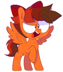 Size: 1328x1500 | Tagged: safe, artist:pinkiespresent, oc, oc only, pegasus, pony, 2020 community collab, derpibooru community collaboration, bow, female, male, simple background, solo, transparent background