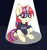 Size: 1800x1900 | Tagged: safe, artist:kumakum, moondancer, pony, unicorn, g4, blackletter, burzum, clothes, ear fluff, female, glasses, looking at you, mare, raised hoof, sitting, smiling, solo, spotlight, sweater