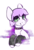 Size: 679x1007 | Tagged: safe, artist:pomrawr, oc, oc only, earth pony, pony, arm warmers, bust, choker, earth pony oc, eye clipping through hair, female, mare, solo