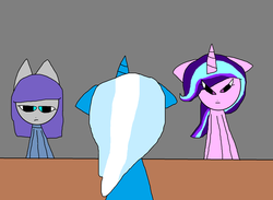 Size: 1934x1414 | Tagged: safe, artist:inkedespeon, maud pie, starlight glimmer, trixie, earth pony, pony, unicorn, g4, 1000 hours in ms paint, female, floppy ears, mare