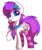 Size: 2500x3001 | Tagged: safe, artist:sharemyshipment, oc, oc only, oc:lavanda, pegasus, pony, 2020 community collab, derpibooru community collaboration, clothes, cute, female, flower, flower in hair, high res, mare, necktie, simple background, socks, solo, stockings, striped socks, thigh highs, tongue out, transparent background