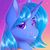 Size: 900x900 | Tagged: safe, artist:sadelinav, oc, oc only, pony, unicorn, bust, female, mare, portrait, solo