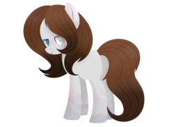 Size: 2900x2110 | Tagged: safe, artist:verona-5i, oc, oc only, earth pony, pony, female, high res, mare, scar, simple background, solo, transparent background