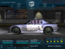 Size: 800x600 | Tagged: safe, derpy hooves, pony, g4, car, game screencap, itasha, mazda, mazda rx-7, need for speed, need for speed underground, video game