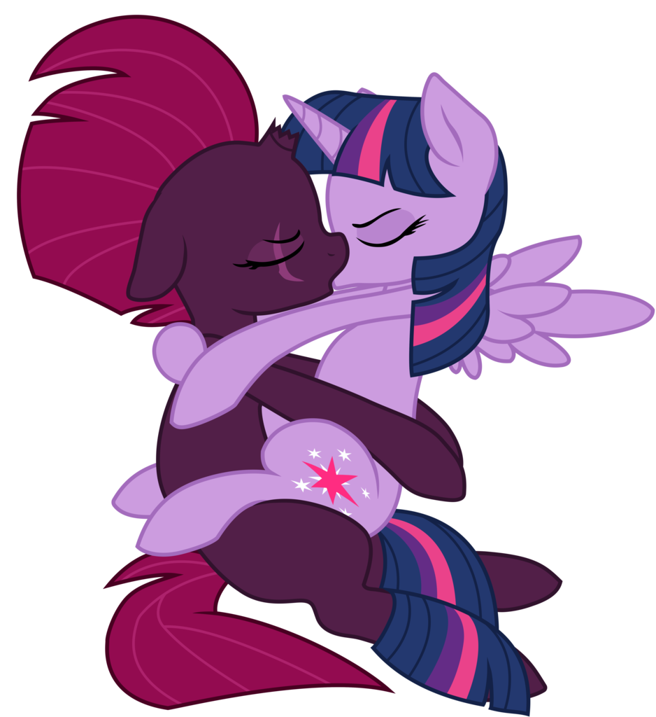 Искорка любви. Темпест Шедоу и Твайлайт. Twilight Sparkle и Темпест. Tempest Shadow x Twilight Sparkle. Твайлайт и Темпест поцелуй.