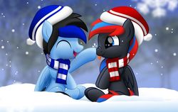 Size: 800x505 | Tagged: safe, artist:jhayarr23, oc, oc only, oc:smooth walker, pegasus, pony, boop, clothes, male, scarf, stallion, tongue out