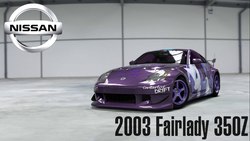 Size: 1280x720 | Tagged: safe, rarity, pony, unicorn, g4, car, female, forza motorsport 4, game screencap, mare, nissan, nissan 350z, video game
