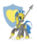 Size: 1158x1371 | Tagged: safe, artist:angelea-phoenix, oc, oc only, oc:cloud zapper, pegasus, pony, armor, male, royal guard armor, simple background, solo, spear, stallion, transparent background, weapon