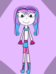 Size: 1536x2048 | Tagged: safe, artist:kittycathryn239, princess flurry heart, human, equestria girls, g4, age progression, boots, boxing, boxing bra, boxing shorts, clothes, crossover, equestria girls-ified, exeron fighters, exeron gloves, exeron outfit, female, humanized, kickboxing, martial arts kids, martial arts kids outfits, midriff, mma, mma gloves, older, quality, shoes, socks, solo, sports, sports bra