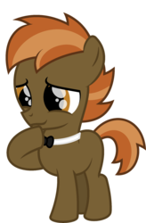 Size: 1315x2002 | Tagged: safe, artist:peternators, button mash, pony, g4, bowtie, colt, male, simple background, smiling, snickering, solo, transparent background