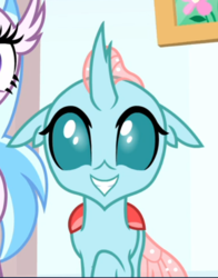 Size: 494x631 | Tagged: safe, screencap, ocellus, silverstream, a matter of principals, g4, cropped, cute, diaocelles, female, offscreen character, smiling, solo focus