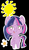 Size: 720x1261 | Tagged: safe, artist:maxend1994, twilight sparkle, alicorn, pony, g4, blushing, chibi, female, solo, sun, twilight sparkle (alicorn)