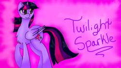 Size: 1334x750 | Tagged: artist needed, safe, twilight sparkle, alicorn, pony, g4, cute, twiabetes, twilight sparkle (alicorn)