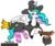 Size: 932x788 | Tagged: safe, artist:jargon scott, editor:cocoa bittersweet, princess celestia, alicorn, pony, g4, broom, candy, cauldron, clothes, costume, female, flying, flying broomstick, food, halloween, halloween costume, holiday, looking at you, manepxls, mare, pixel art, pxls.space, simple background, smiling, socks, solo, striped socks, transparent background, witch