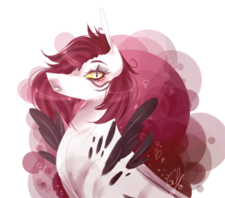 Size: 3000x2648 | Tagged: safe, artist:6-fingers-lover, oc, oc only, oc:emala jiss, pony, alternate design, bust, female, high res, mare, portrait, solo