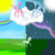 Size: 800x800 | Tagged: safe, artist:auroraswirls, oc, oc only, oc:princess sylvia, alicorn, pony, alicorn oc, aurora borealis, base used, cloud, concave belly, female, horn, mare, moon, night, on a cloud, pointy ponies, rainbow, sky, slender, snow, snowfall, stars, story included, sun, thin