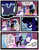 Size: 3500x4500 | Tagged: dead source, safe, artist:becauseimpink, rarity, oc, pony, unicorn, comic:transition, g4, angry, clothes, comic, dialogue, elusive, eye twitch, eyes closed, glowing horn, grin, horn, magic, male, mirror, reflection, rule 63, smiling, stallion, suit, telekinesis, thought bubble, transgender