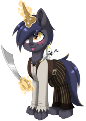 Size: 710x1000 | Tagged: safe, artist:melodytheartpony, oc, hybrid, pony, unicorn, blushing, clothes, commission, costume, cute, halloween, holiday, male, props, seasonal, smiling, solo, your character here