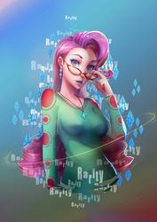 Size: 1409x1993 | Tagged: safe, artist:animesoul, rarity, equestria girls, g4, cutie mark, ear piercing, earring, female, glasses, jewelry, looking at you, necklace, piercing, solo